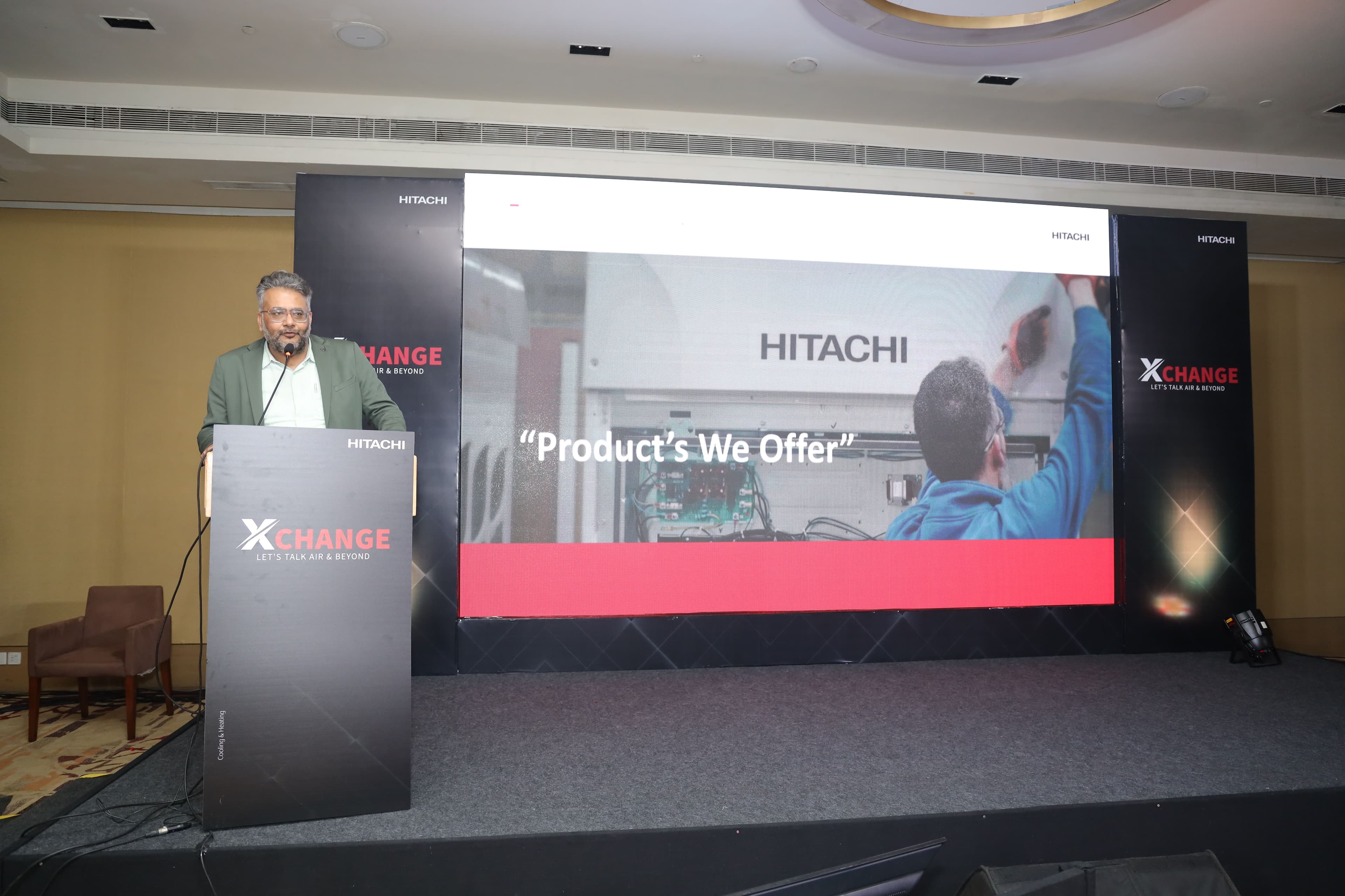 HITACHI exchange — 8